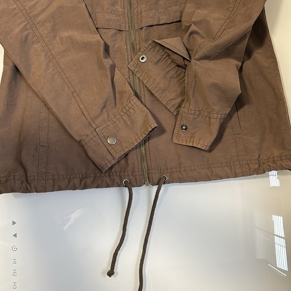 COLUMBIA ARCH CAPE III HOODED BROWN JACKET S - Picture 7 of 13